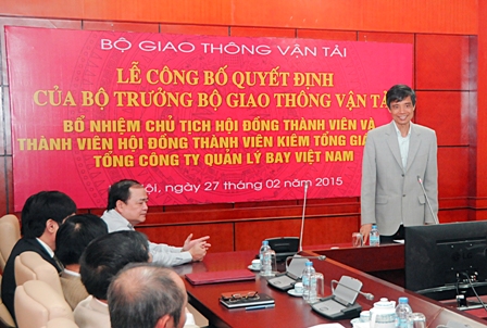 Công bố Quyết định bổ nhiệm Chủ tịch Hội đồng thành viên và bổ nhiệm Tổng Giám đốc TCT Quản lý bay Việt Nam